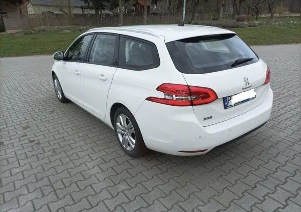 peugeot Peugeot 308 cena 47900 przebieg: 92000, rok produkcji 2017 z Leszno